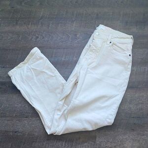 Women’s jeans cream color